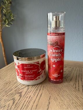 Bath & Body Works Winter Candy Apple Set